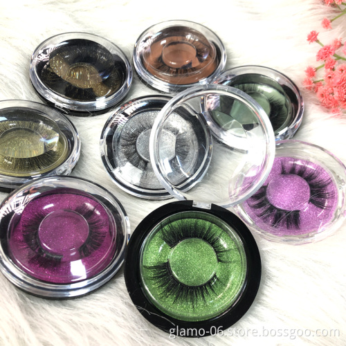 Mink Eyelash Mink Lashes Mink Eyelashes Vendor Free Sample Wholesale 3D Custom Private Label 3d Hand Made 25mm Transparent OEM